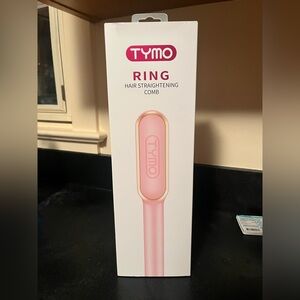 Brand New Tymo Ring Hair Straightening Comb - Pink